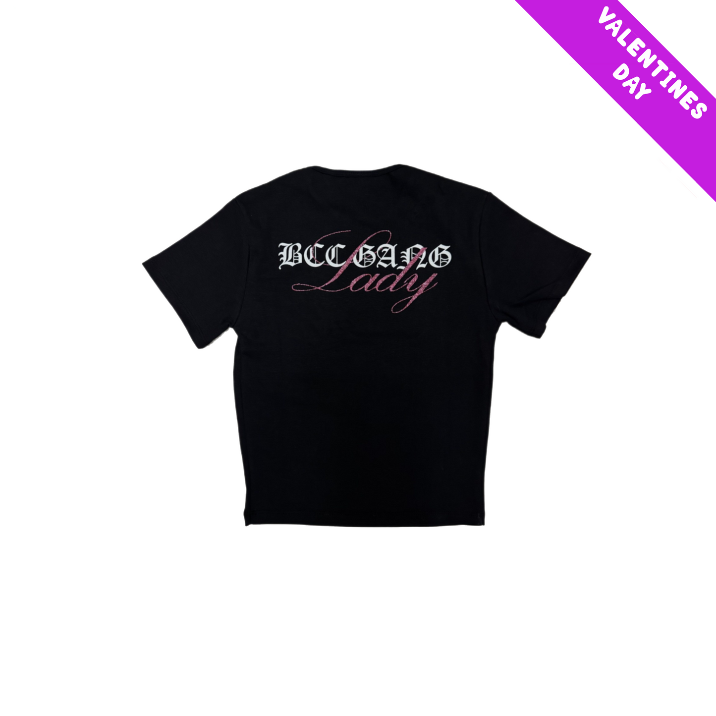 Crop Top "Bcc Gang Lady" Black