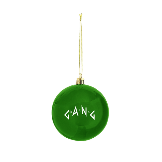 Christmas Ornament "BCC GANG" Green (8cm)