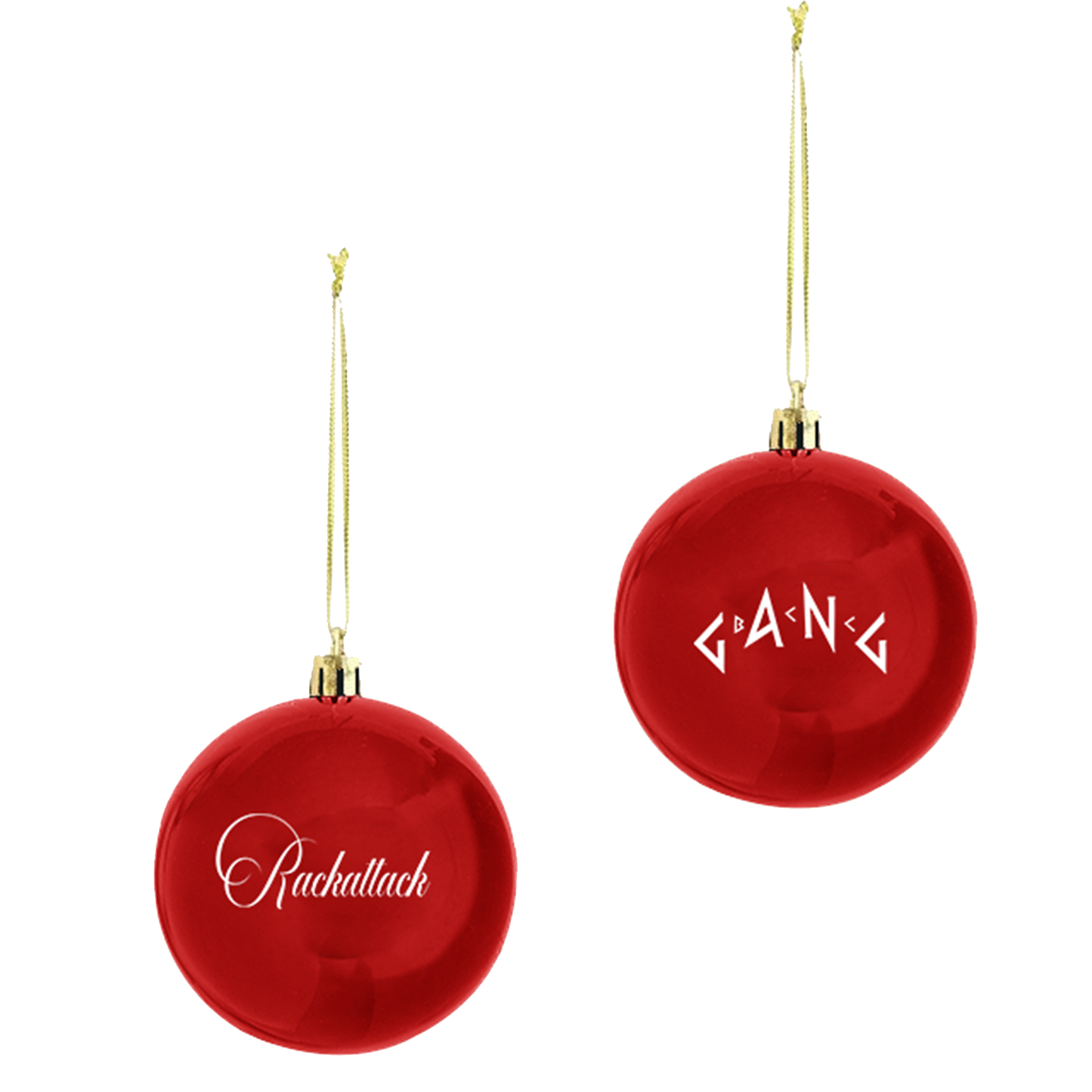 Bundle Christmas Ornament "BCC GANG" Duo Pack (Red & Red)